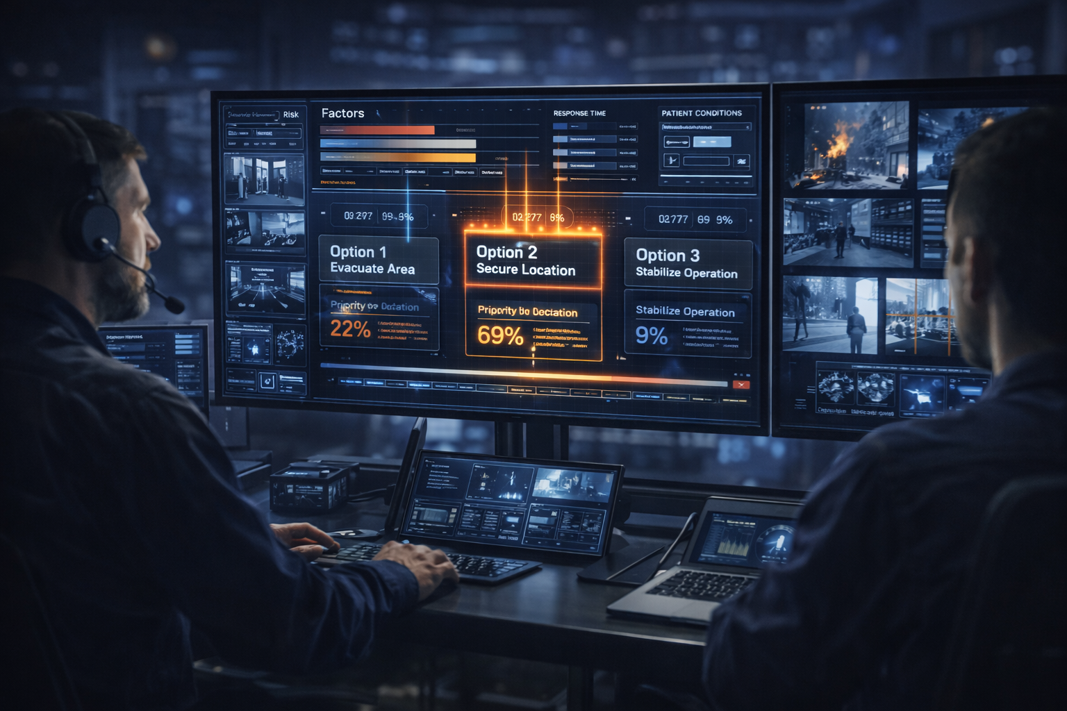Reaktionsentscheidung unter Druck