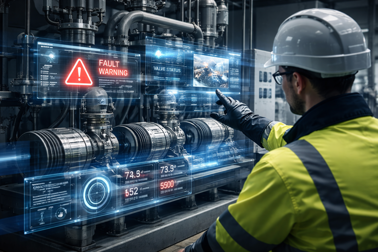 Platzhalterbild für ein räumliches Interface-System in einer industriellen Umgebung