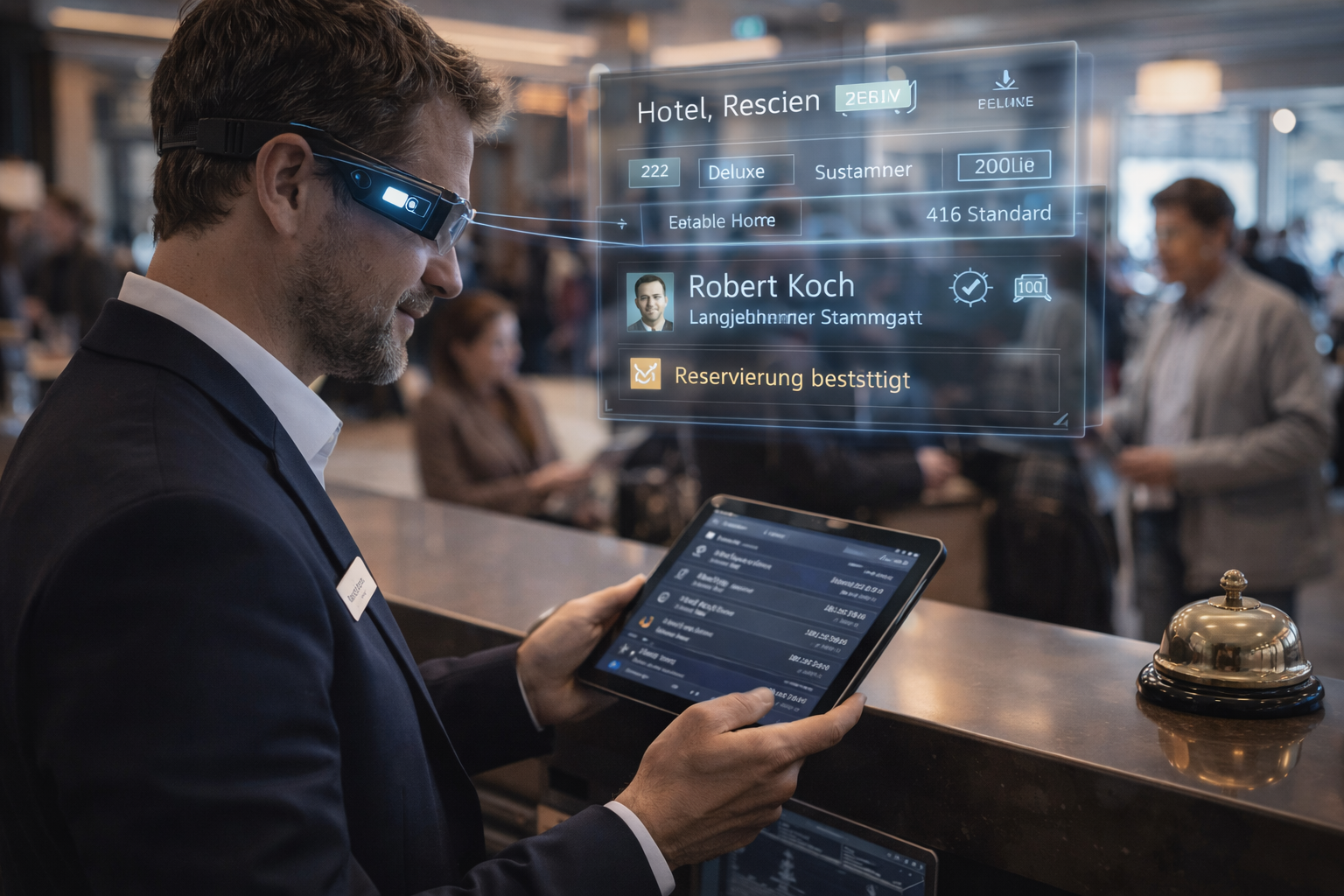 Platzhalterbild für ein Assistenzsystem im Empfangs- oder Beratungsbereich