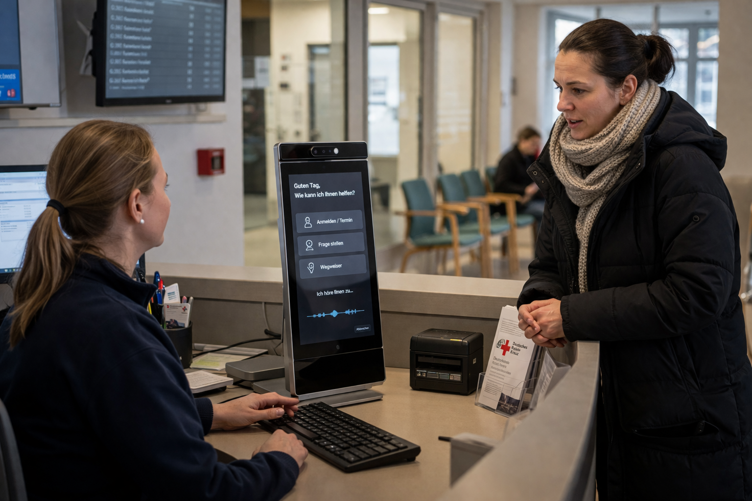 Platzhalterbild für ein Assistenzsystem in einem sensiblen Beratungs- oder Versorgungsraum