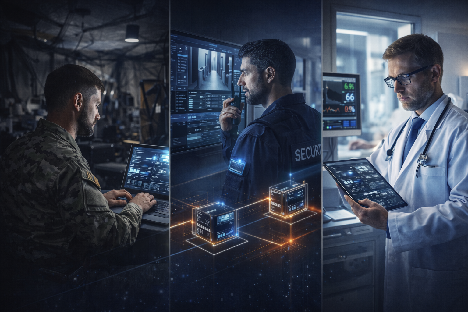 Sichere technische Umgebung mit segmentierter KI-Architektur