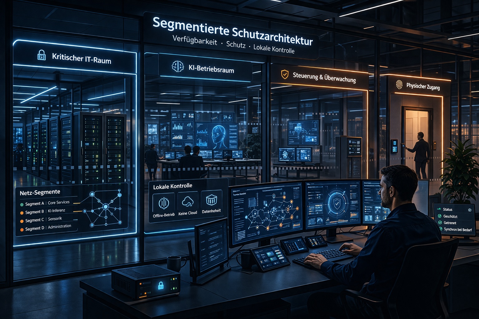 Segmentierte Schutzarchitektur